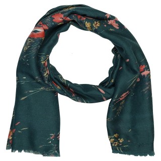 Designer Viscose Printed Stole- Green